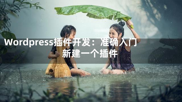 Wordpress插件开发：准确入门新建一个插件